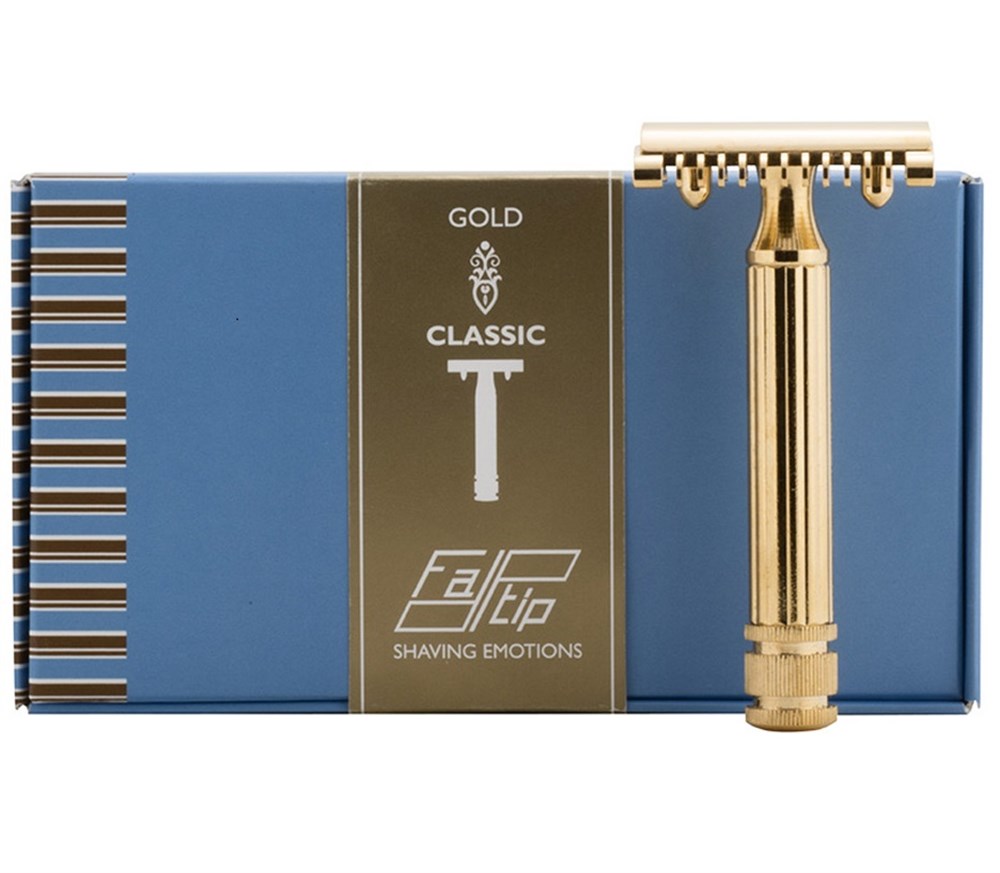 FATIP GRANDE GOLD AÇIK TARAKLI ÇİFT KENAR KLASİK TIRAŞ ALETİ