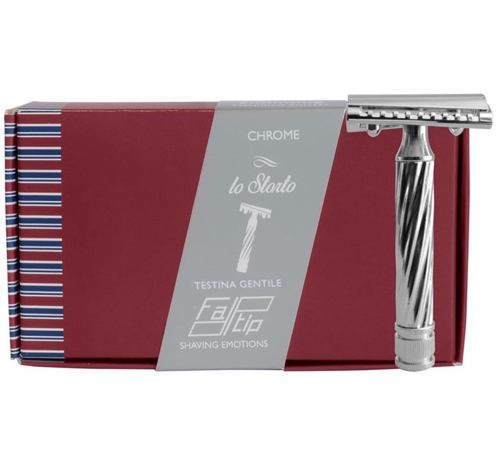 FATIP SLANT GENTILE KROM AÇIK TARAKLI ÇİFT KENAR KLASİK TIRAŞ ALETİ