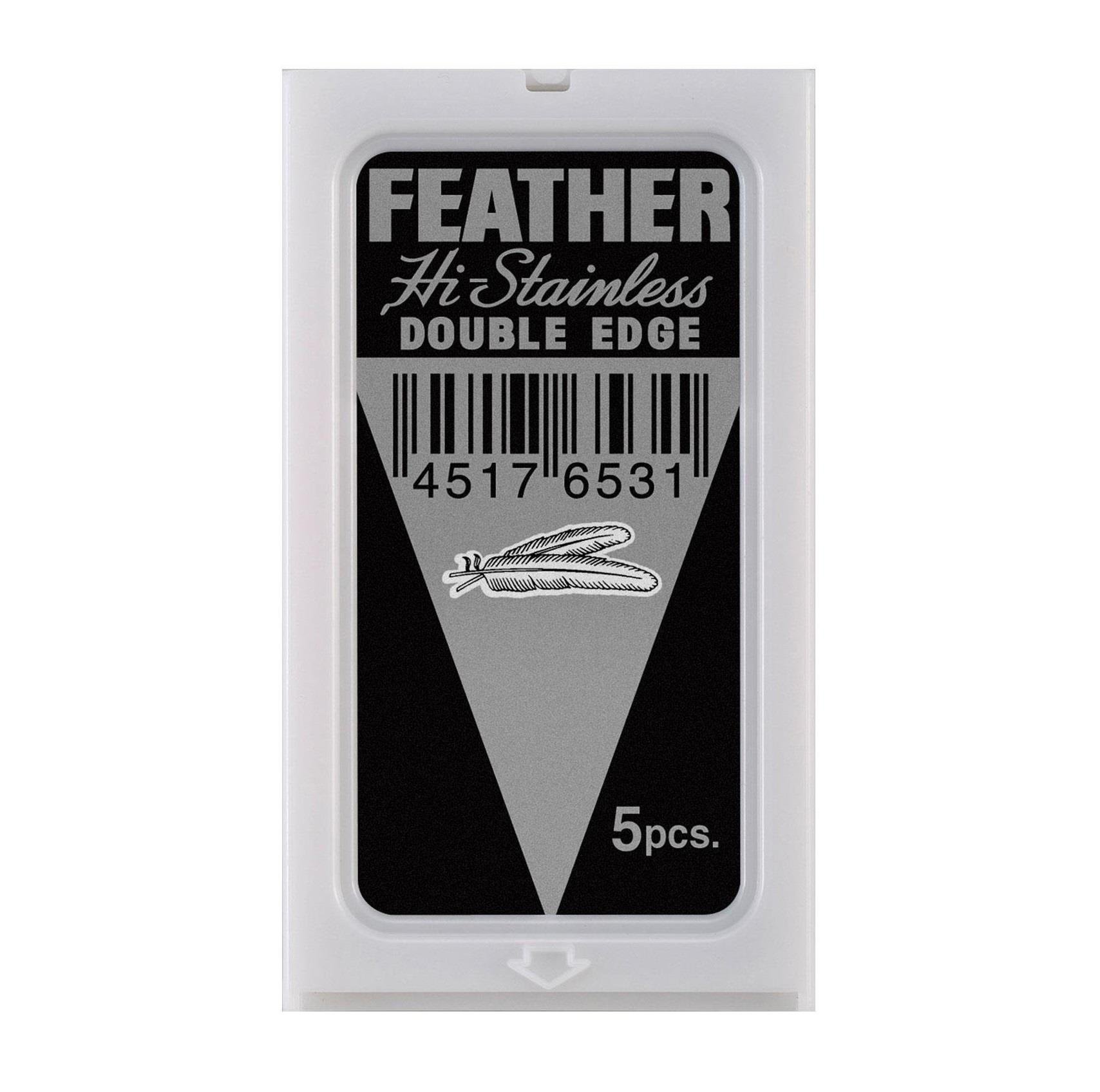 FEATHER HI-STAINLESS PLATINUM ÇİFT KENAR TIRAŞ JİLETİ 5Lİ PAKET