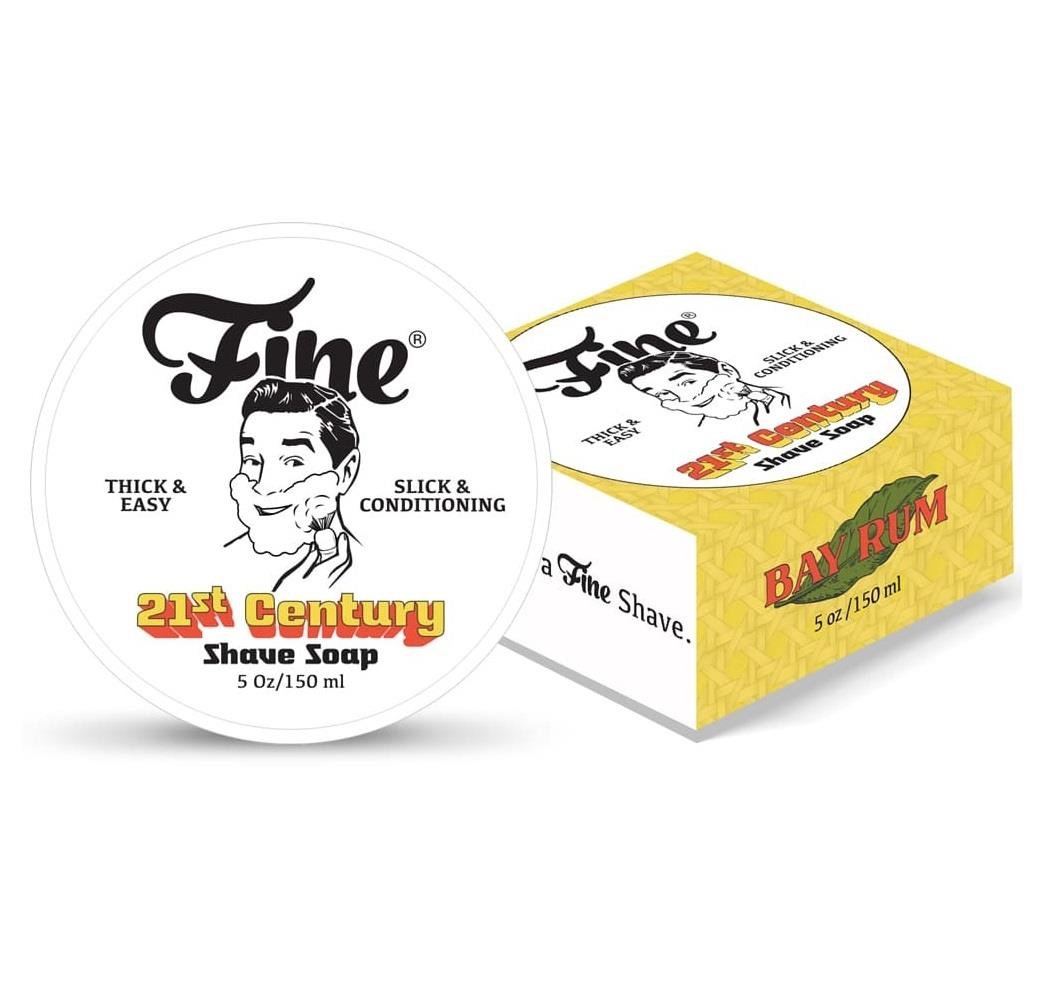 FINE ACCOUTREMENTS KASELİ TIRAŞ SABUNU 150ML BAY RUM