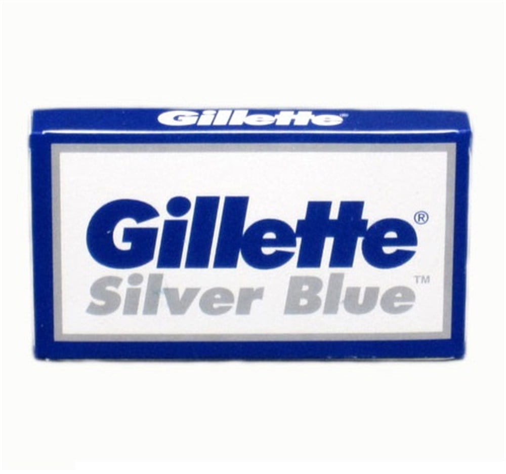 GILLETTE SILVER BLUE ÇİFT KENAR TIRAŞ JİLETİ 5Lİ