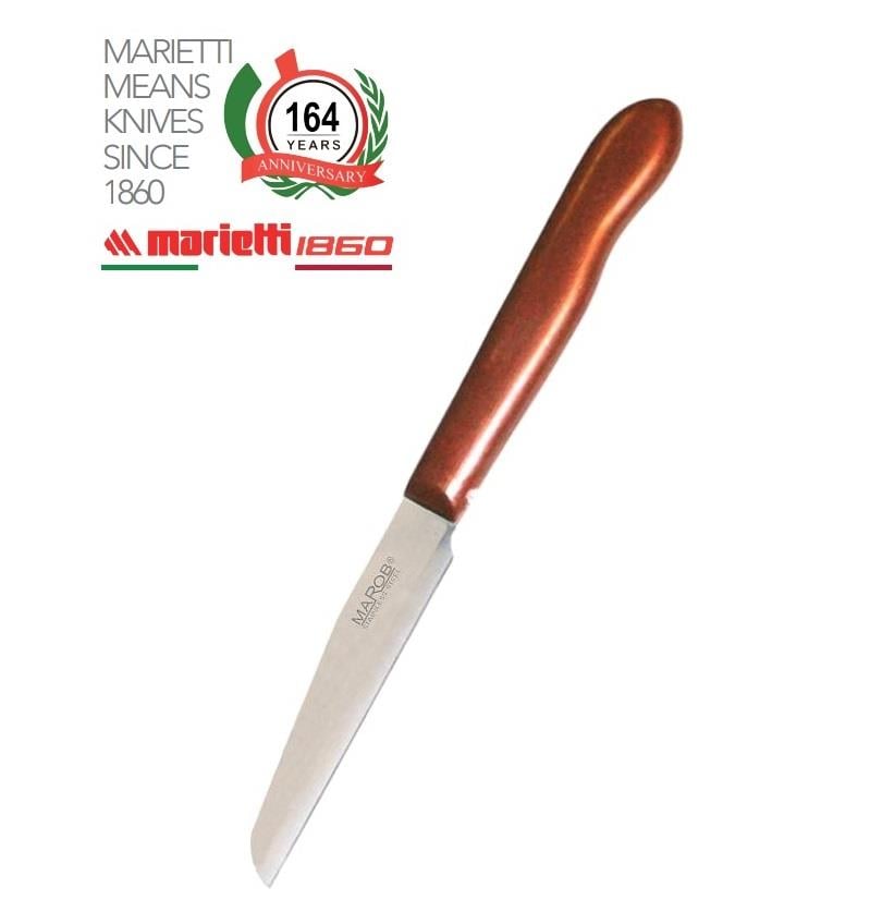 MAROB MARIETTI ITALY MEYVE BIÇAĞI 12Lİ (KAHVERENGİ/DÜZ)