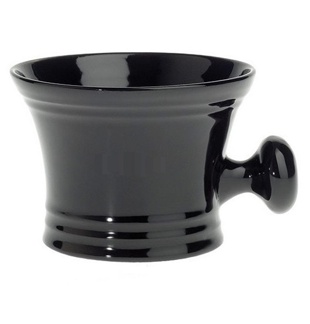 MEN'S GROOMING BARBER PRO MUG SAPLI TIRAŞ SABUNU KÖPÜRTME KASESİ / SİYAH