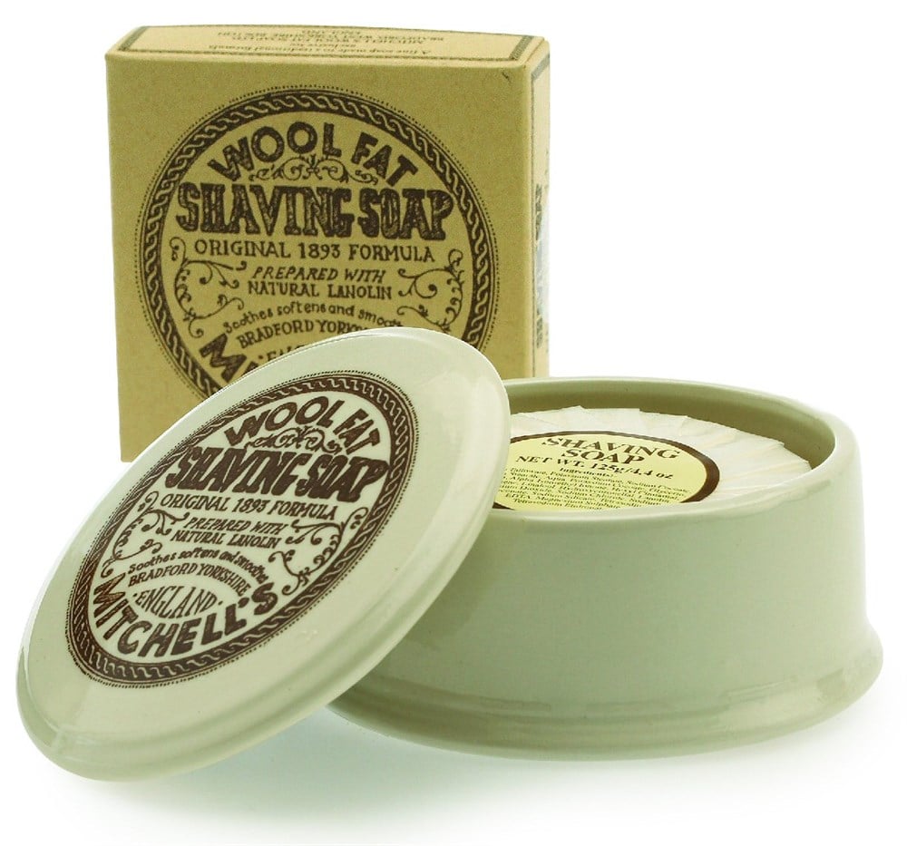 MITCHELL´S WOOL FAT TIRAŞ SABUNU SERAMİK KASELİ 125GR