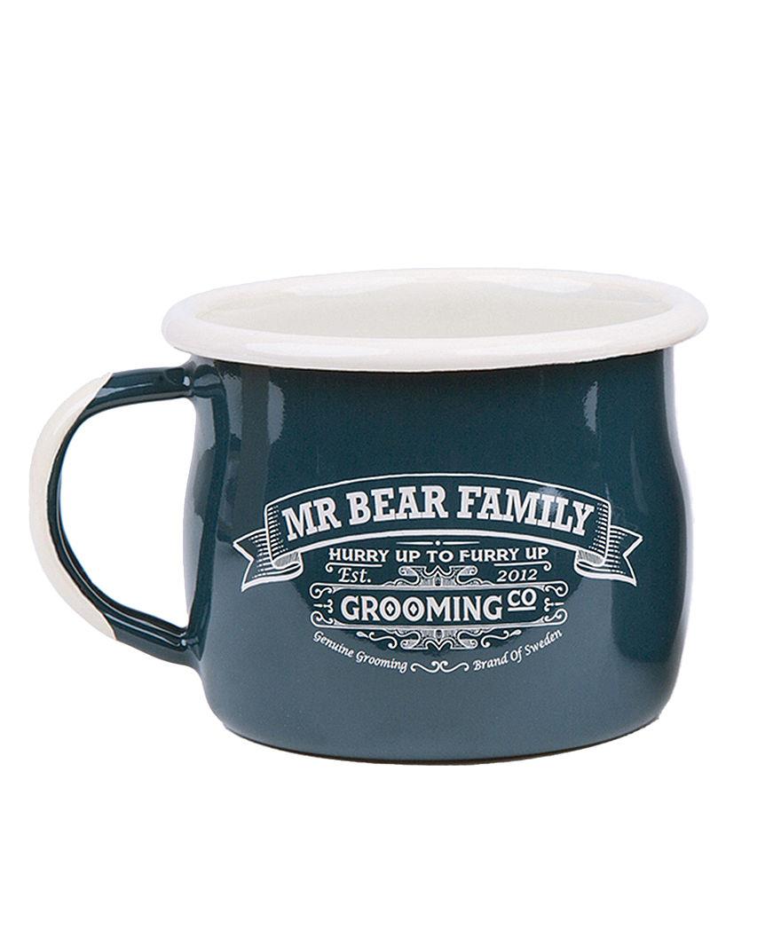 MR BEAR FAMILY MUG EMAYE TIRAŞ SABUNU KÖPÜRTME KASESİ
