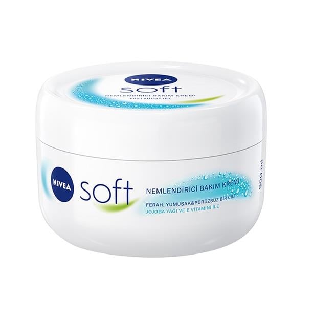NIVEA SOFT NEMLENDRİCİ YÜZ VÜCUT VE EL BAKIM KREMİ 300ML