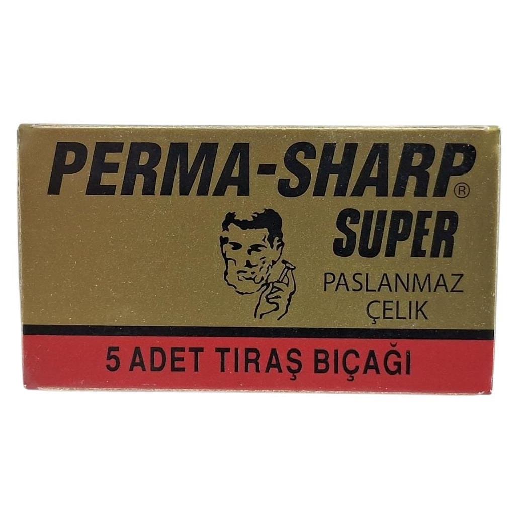 PERMA-SHARP SUPER STAINLESS ÇİFT KENAR TIRAŞ JİLETİ 5Lİ (ESKİ ÜRETİM)