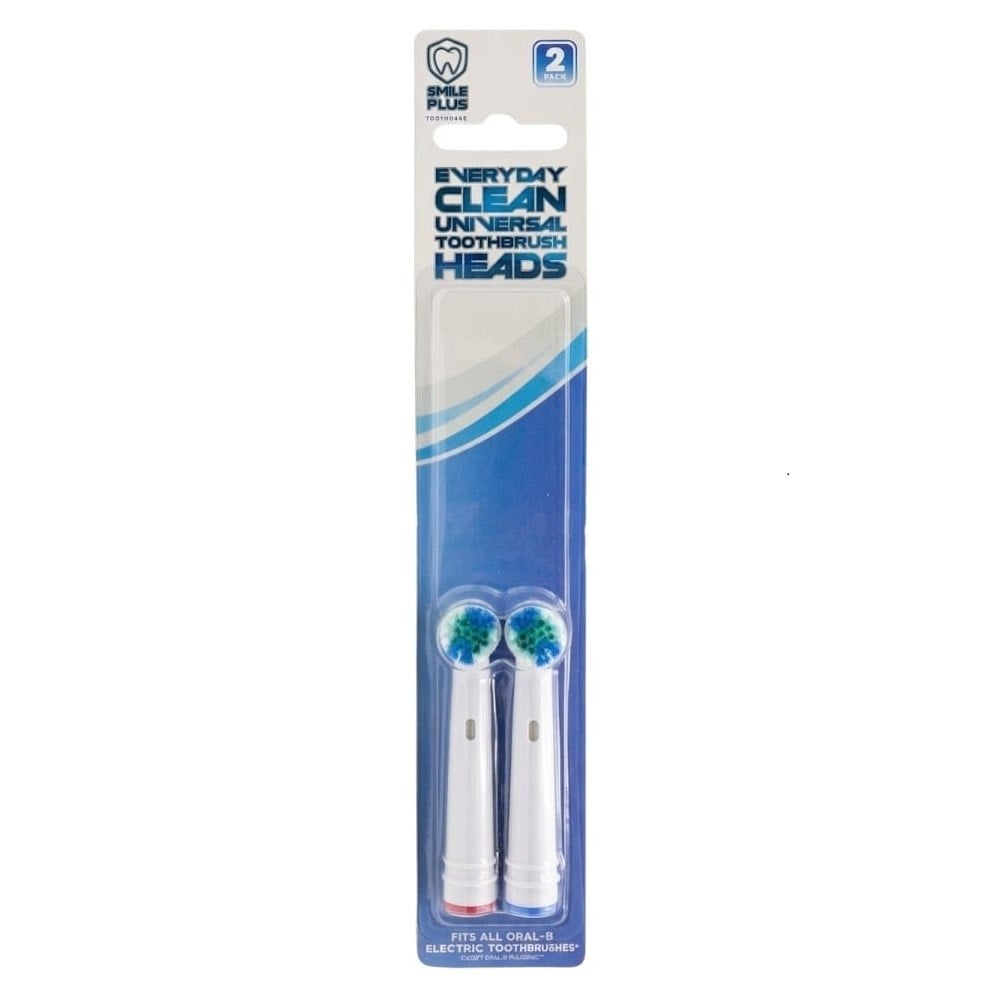 PRISTINE GLEAM UNIVERSAL ORAL-B UYUMLU YEDEK DİŞ FIRÇASI 2Lİ ORTA SERTLİK