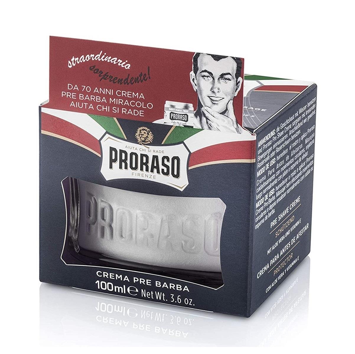 PRORASO TIRAŞ ÖNCESİ KREMİ 100ML ALOE VERA