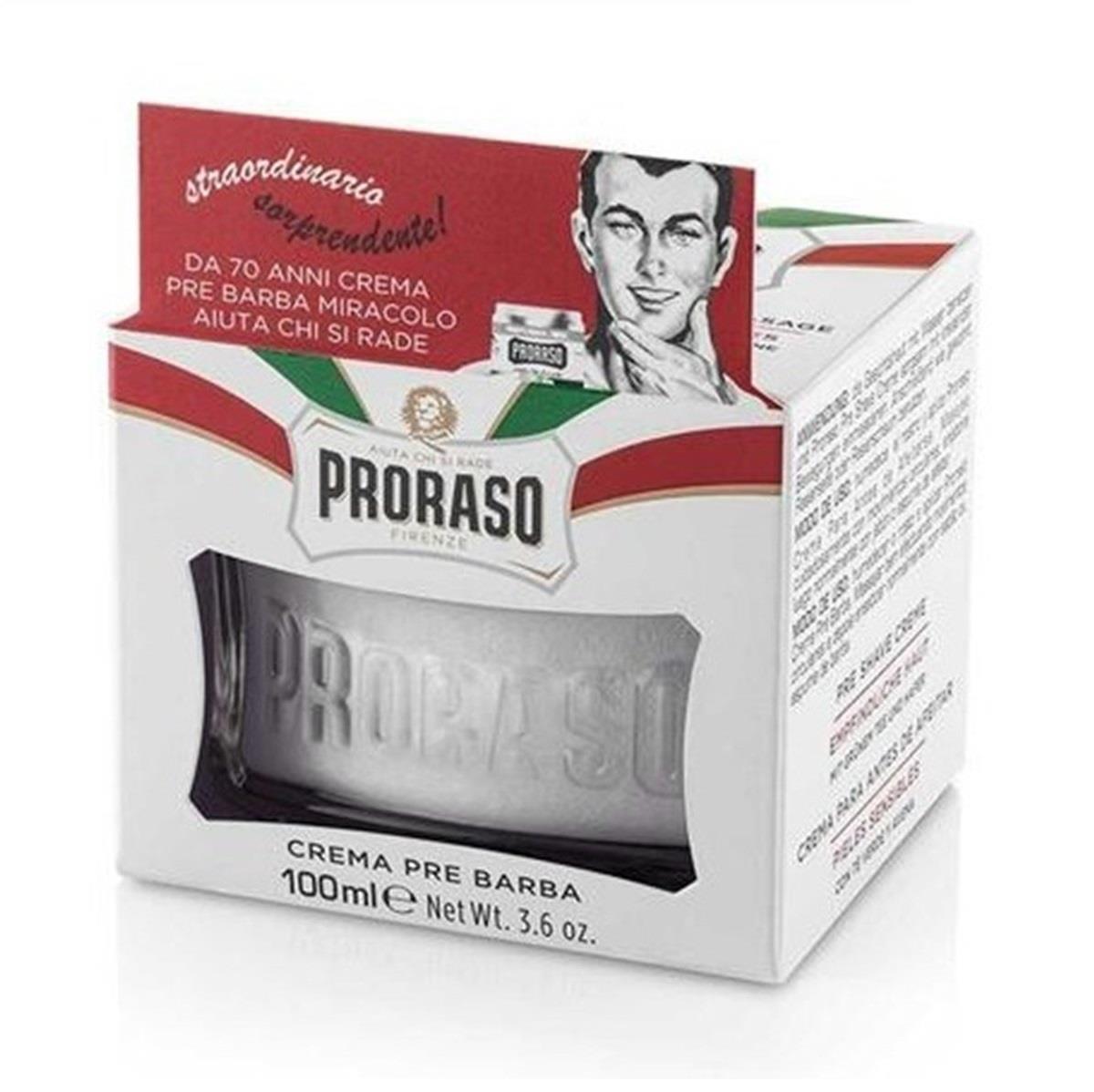 PRORASO TIRAŞ ÖNCESİ KREMİ YULAF&YEŞİLÇAY 100ML