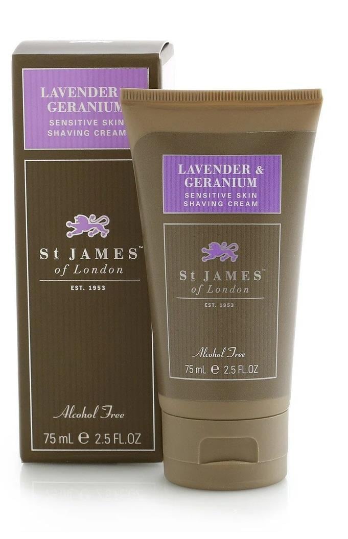 ST.JAMES TIRAŞ KREMİ TÜP 75GR BLACK LAVENDER&GERANIUM