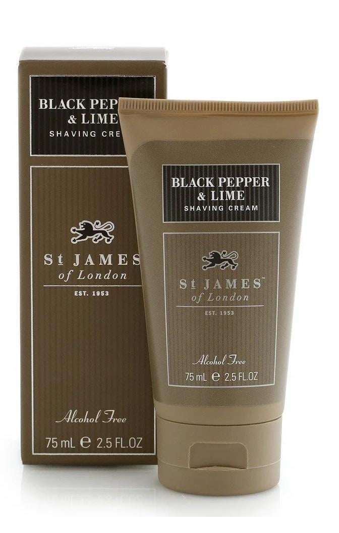 ST.JAMES TIRAŞ KREMİ TÜP 75GR BLACK PEPPER&LIME