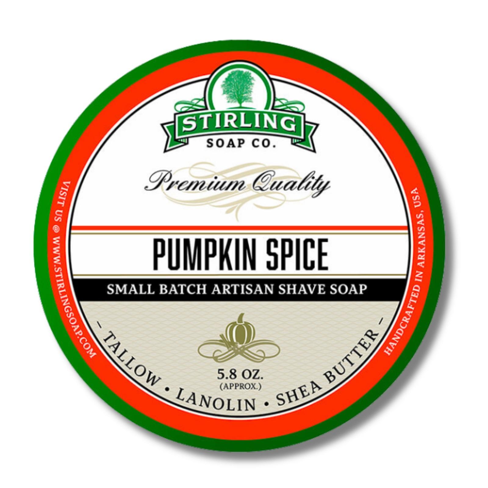 STIRLING ARTISAN KASELİ TIRAŞ SABUNU 170ML PUMPKIN SPICE