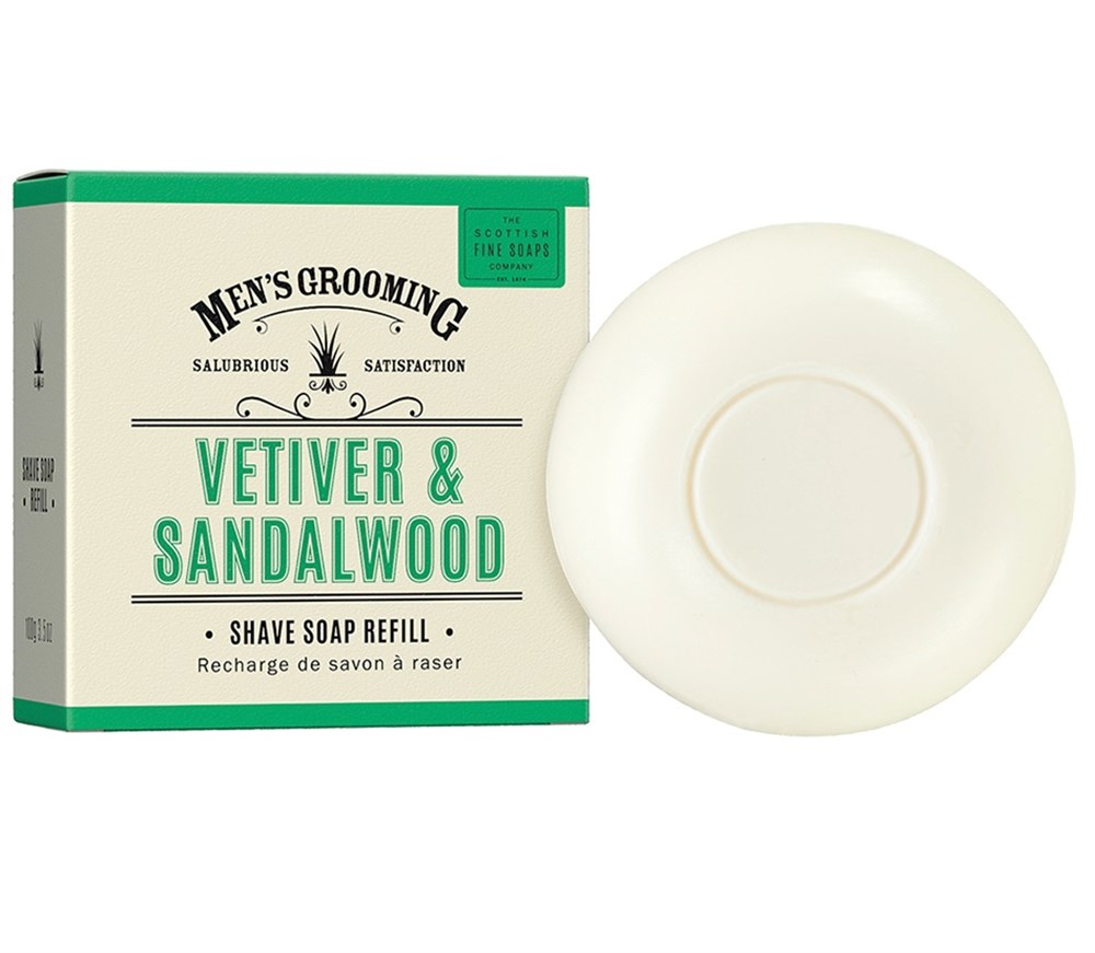 THE SCOTTISH FINE SOAP TIRAŞ SABUNU 100GR / VETIVER & SANDALWOOD