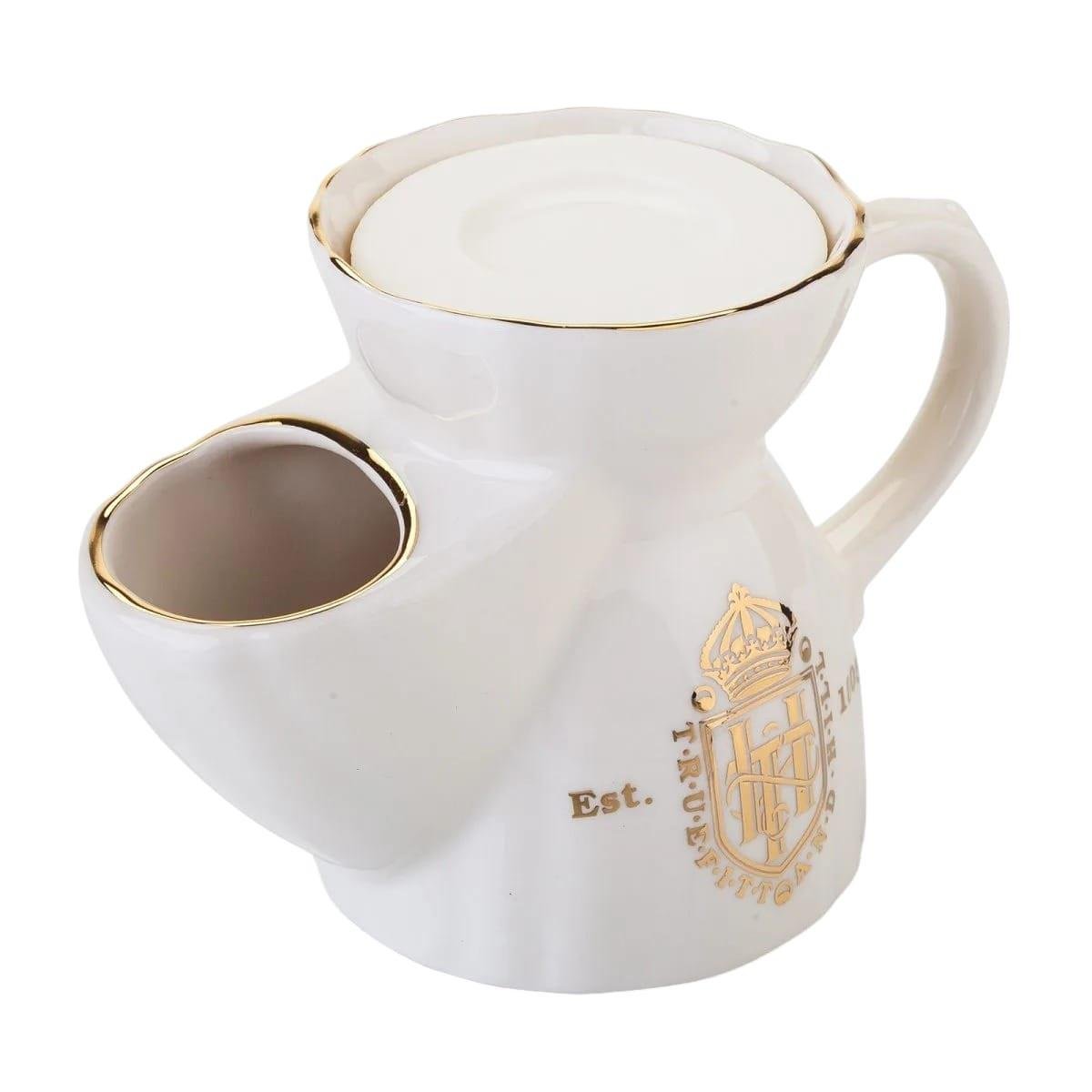 TRUEFITT & HILL TIRAŞ KUPASI (SCUTTLE) KREM