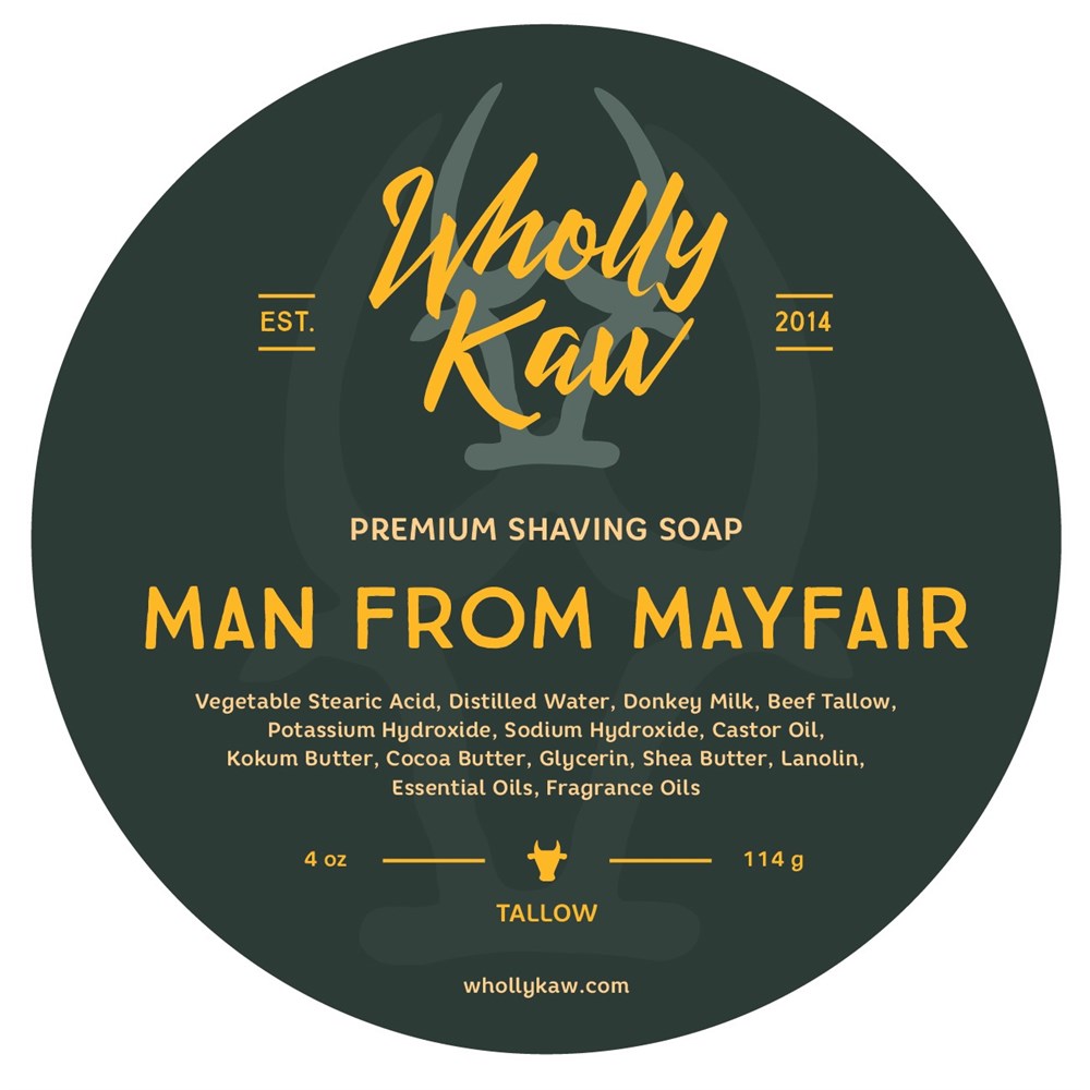 WHOLLY KAW ARTISAN TIRAŞ SABUNU 114GR / MAN FROM MAYFAIR