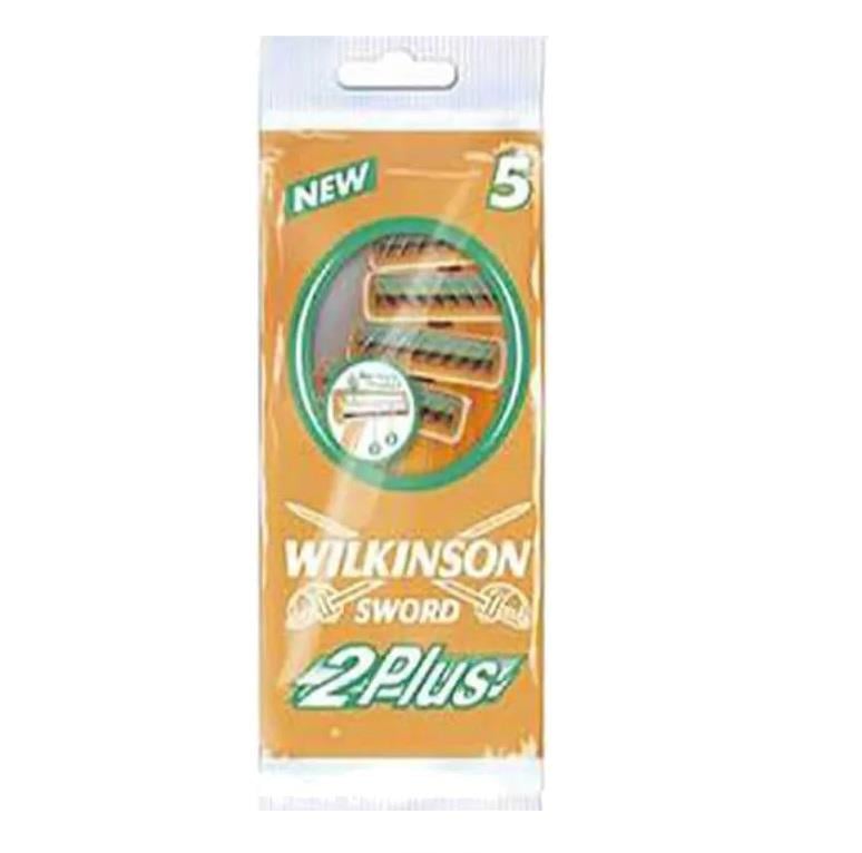 WILKINSON SWORD 2 PLUS ÇİFT BIÇAKLI KULLAN AT TIRAŞ ALETİ X 5