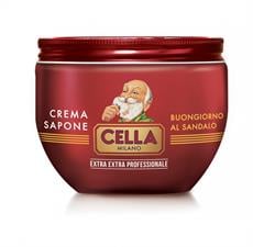 CELLA PROFESSIONAL TIRAŞ SABUNU ALUMİNYUM KASE 300ML BUONGIORNO AL SANDALO
