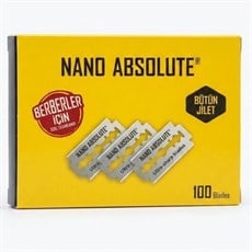 NANO ABSOLUTE STAINLESS STEEL ULTRA SHARP ÇİFT KENAR TIRAŞ JİLETİ 100LÜ