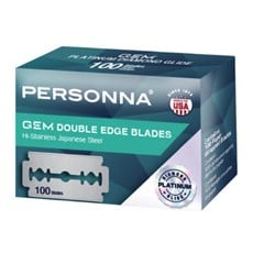 PERSONNA GEM PLATINUM DIAMOND GLIDE ÇİFT KENAR TIRAŞ JİLETİ 100LÜK 