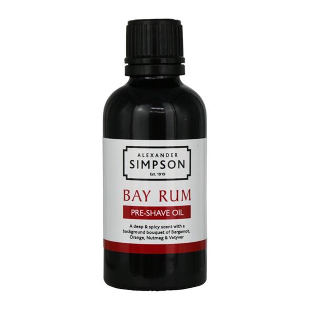ALEXANDER SIMPSON TIRAŞ ÖNCESİ YAĞ 50ML BAY RUM