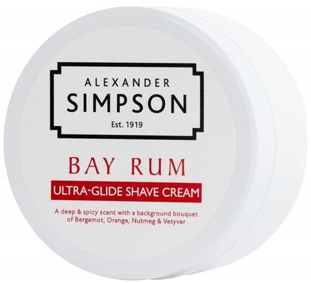 ALEXANDER SIMPSON ULTRA GLIDE KASE TIRAŞ KREMİ 180ML / BAY RUM