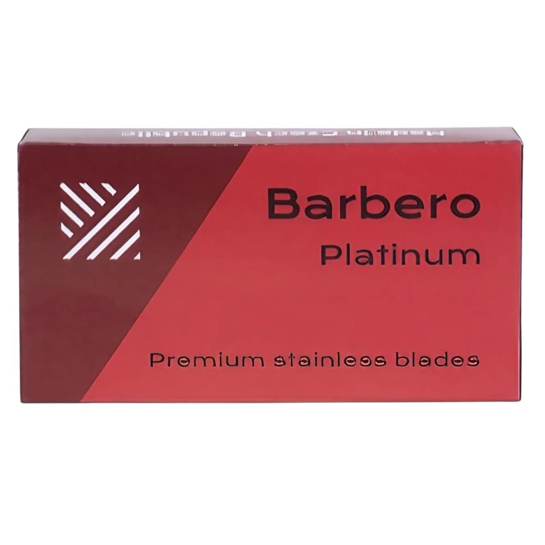 BARBERO PLATINUM PREMIUM STAINLESS ÇİFT KENAR TIRAŞ JİLETİ 5'Lİ