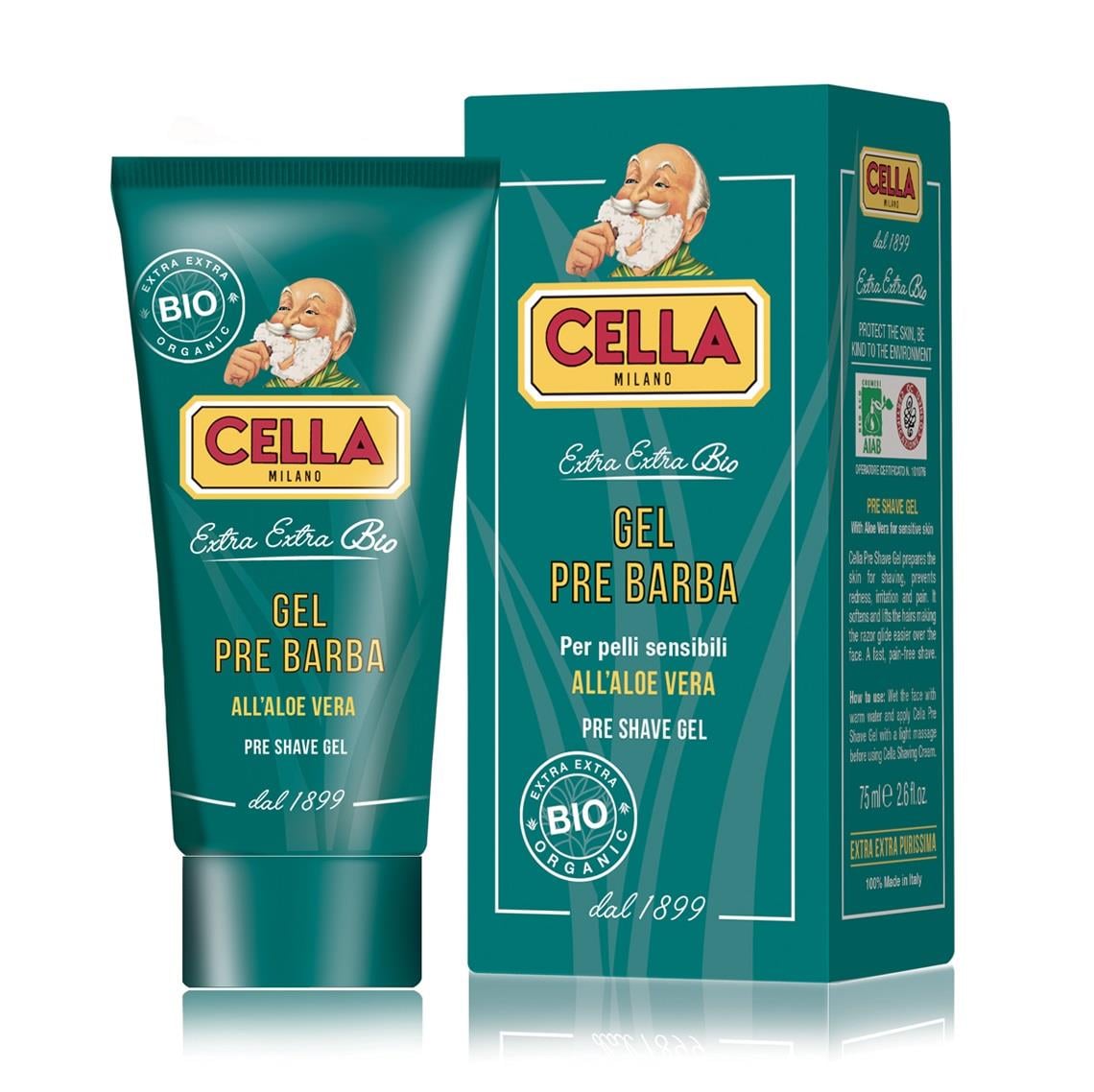 CELLA MILANO TIRAŞ ÖNCESİ JEL 75ML BIO ORGANİK