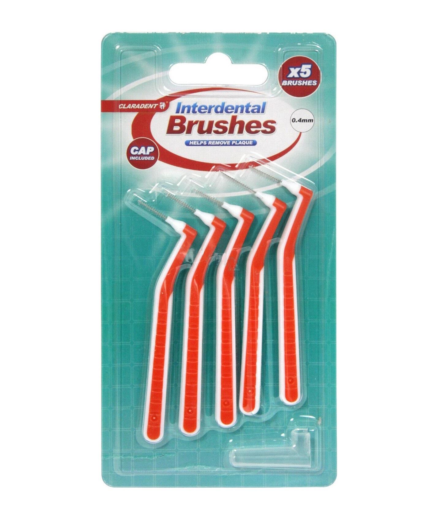 CLARADENT INTERDENTAL DİŞ ARASI FIRÇASI 0.4MM 5Lİ PAKET