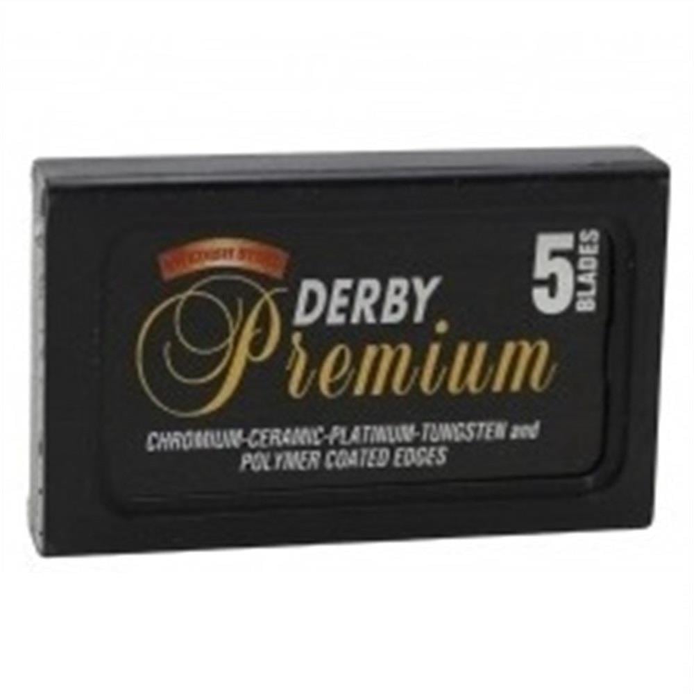 DERBY PREMIUM SWEDISH  ÇİFT KENAR TIRAŞ JİLETİ  5Lİ