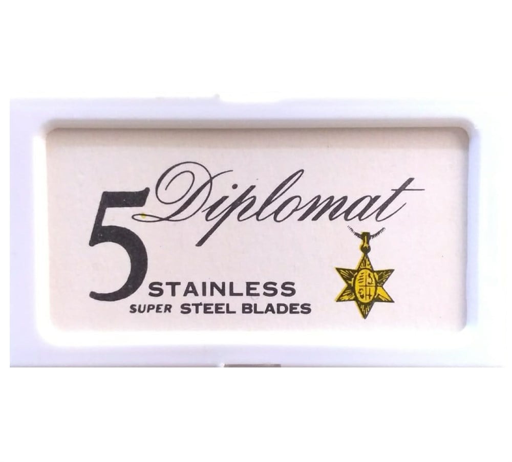 DIPLOMAT STAINLESS SUPER STEEL ÇİFT KENAR TIRAŞ JİLETİ 5Lİ