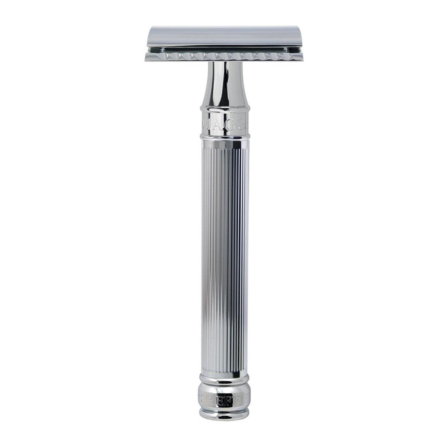 EDWIN JAGGER KLASİK TIRAŞ ALETİ DE89LI14BL UZUN SAPLI ÇİZGİLİ