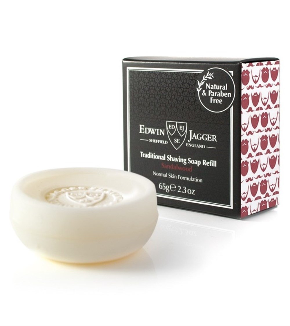 EDWIN JAGGER TIRAŞ SABUNU 65GR YEDEK SANDAL AĞACI