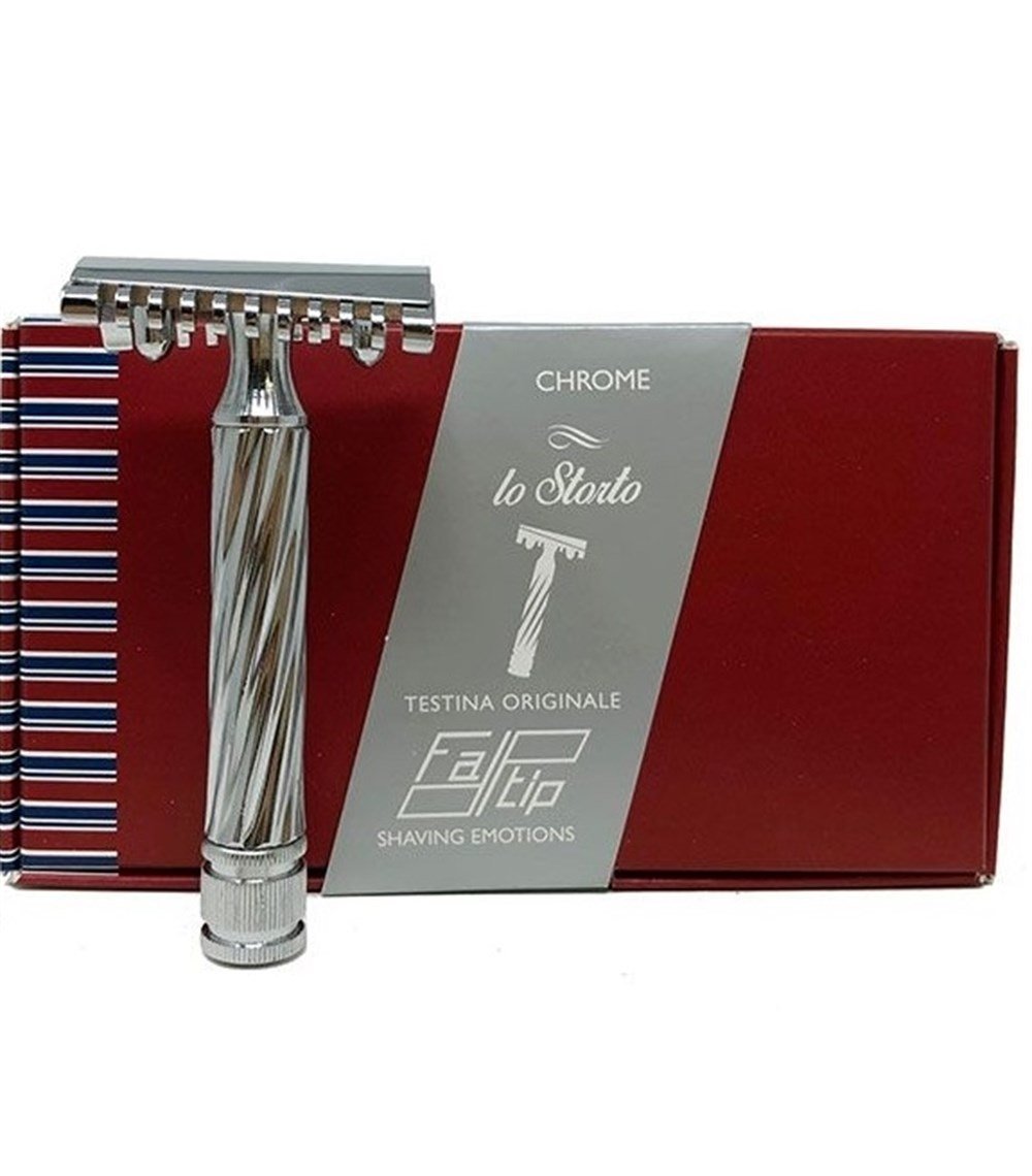 FATIP SLANT GENTILE KROM AÇIK TARAKLI ÇİFT KENAR KLASİK TIRAŞ ALETİ