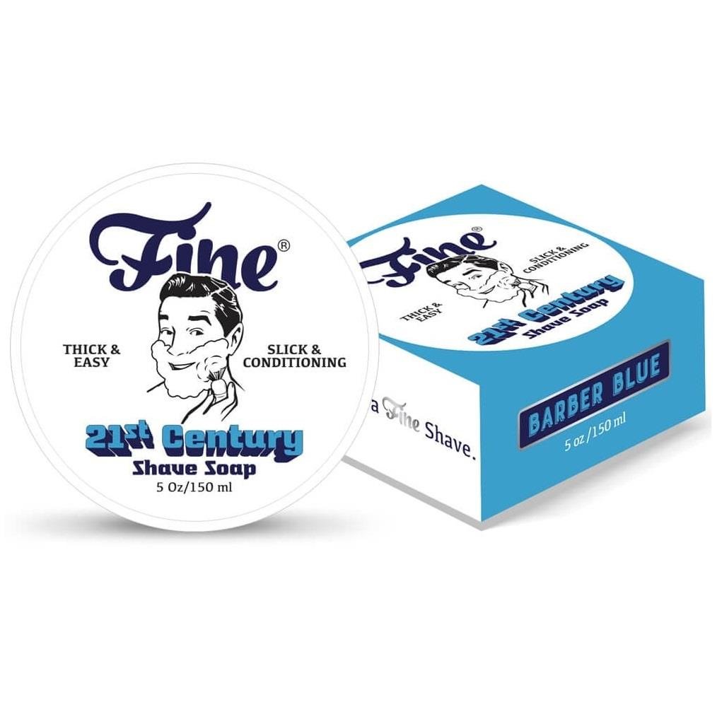 FINE ACCOUTREMENTS KASELİ TIRAŞ SABUNU 150ML BARBER BLUE