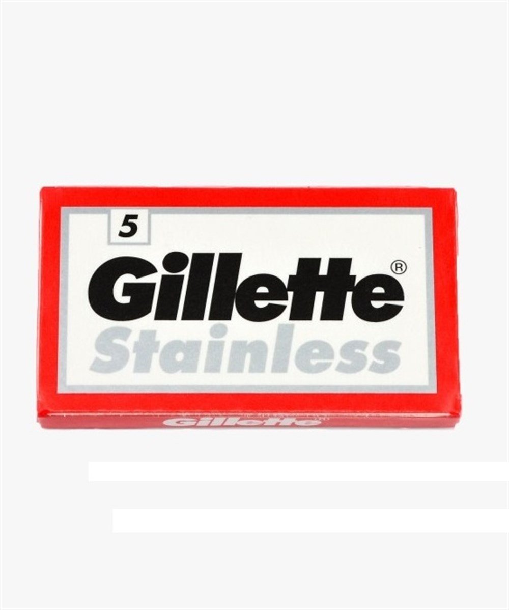 GILLETTE STAINLESS ÇİFT KENAR TIRAŞ JİLETİ 5Lİ  