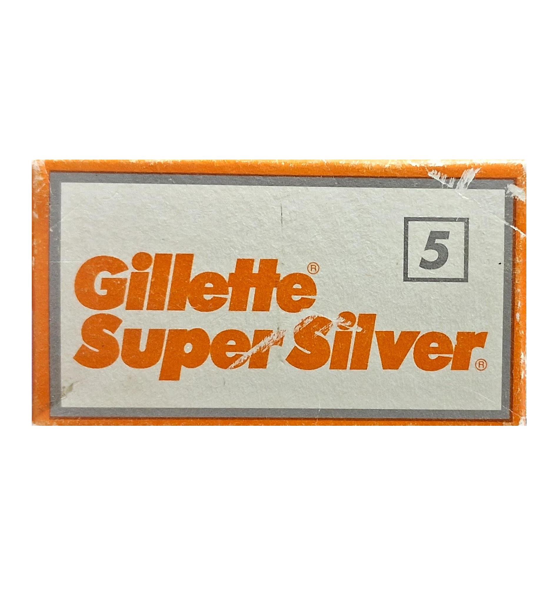 GILLETTE SUPERSILVER ÇİFT KENAR TIRAŞ JİLETİ 5Lİ