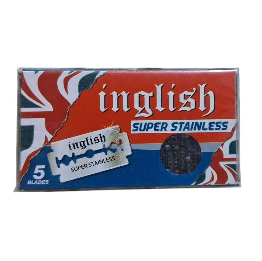INGLISH SUPER STAINLESS ÇİFT KENAR TIRAŞ JİLETİ 5Lİ