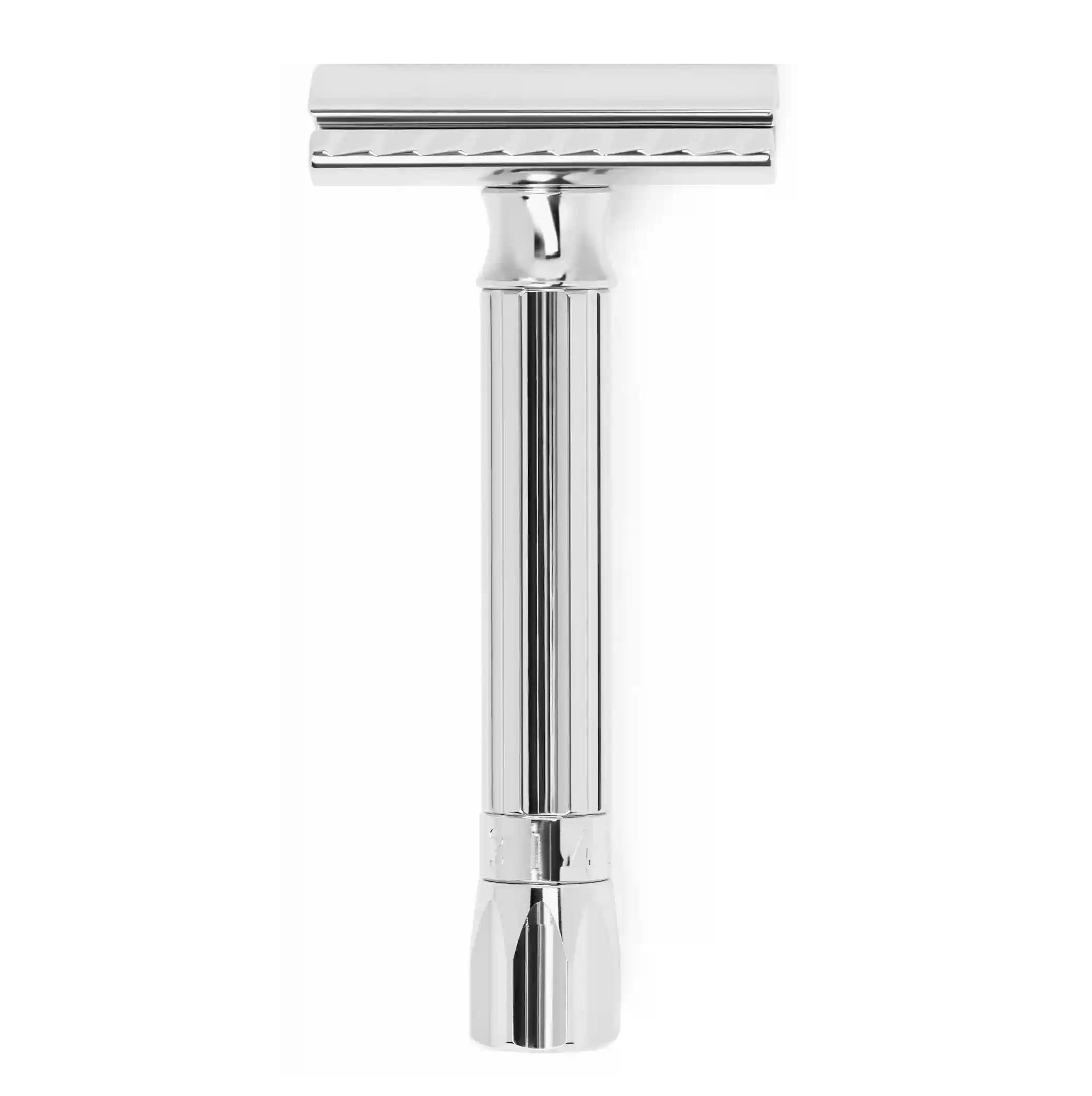 MERKUR SOLINGEN PROGRESS AYARLI  KLASİK TIRAŞ ALETİ / KROM KNOB