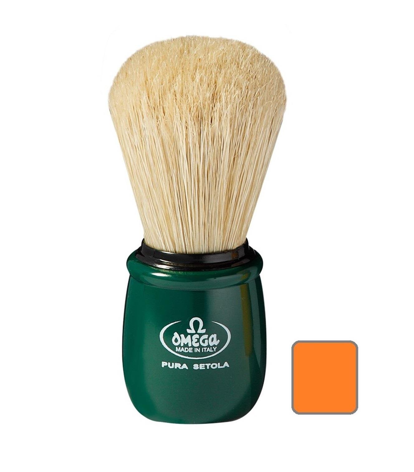 OMEGA TIRAŞ FIRÇASI / DOMUZ 10051  (KÜÇÜK-YEŞİL/TURUNCU)