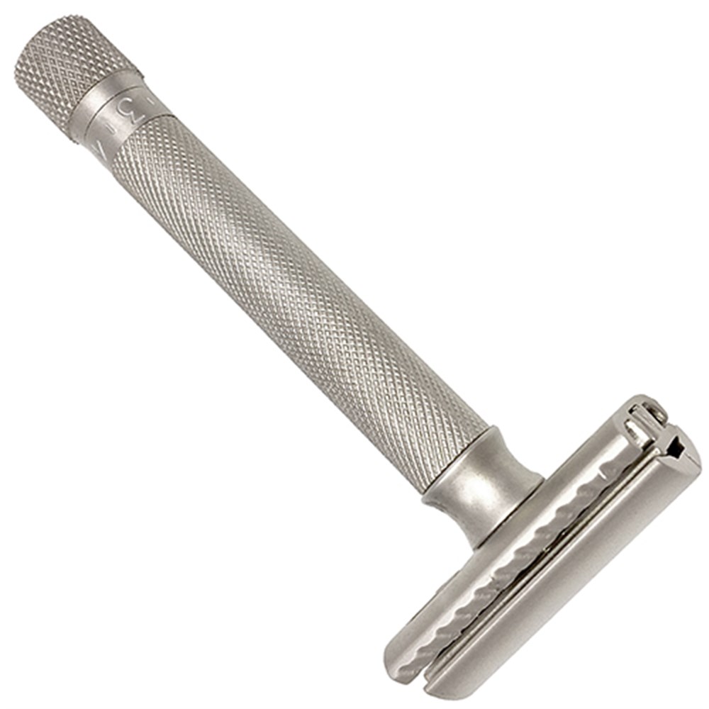 PARKER VARIANT AYARLANABİLİR ÇİFT KENAR KLASİK TIRAŞ ALETİ MAT GÜMÜŞ