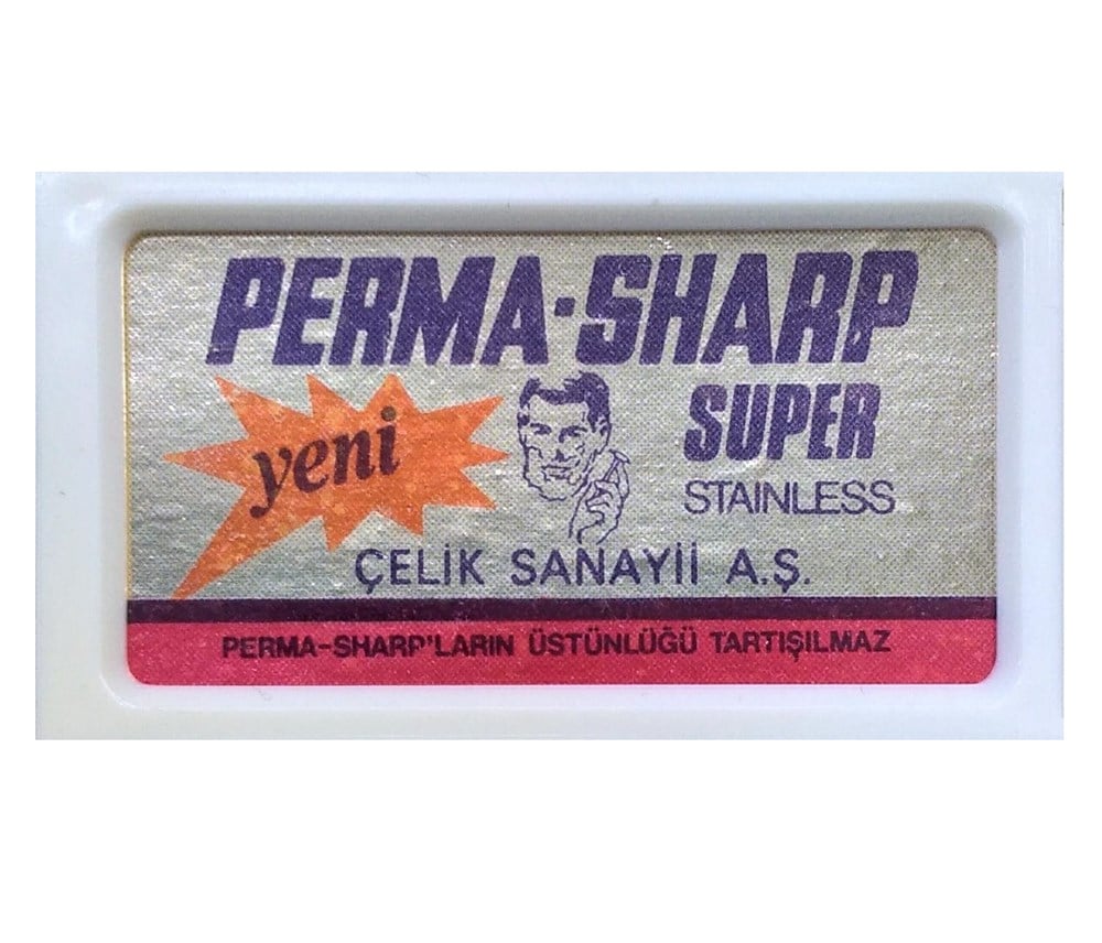 PERMA-SHARP SUPER STAINLESS ÇİFT KENAR TIRAŞ JİLETİ 5Li (ESKİ ÜRETİM)