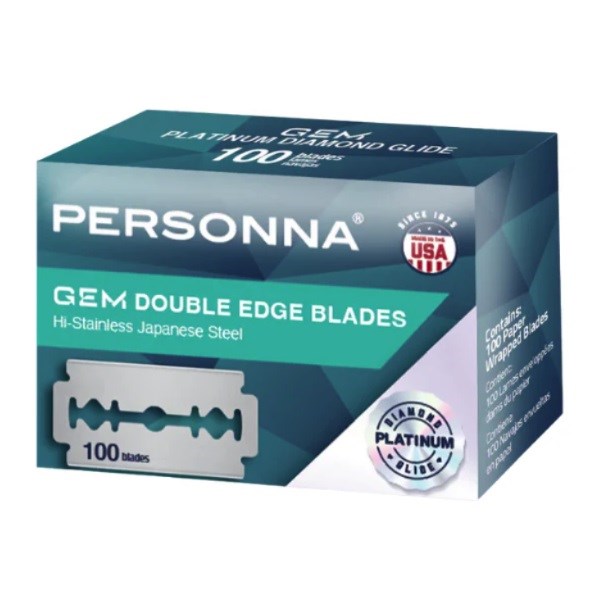 PERSONNA GEM PLATINUM DIAMOND GLIDE ÇİFT KENAR TIRAŞ JİLETİ 100LÜK 