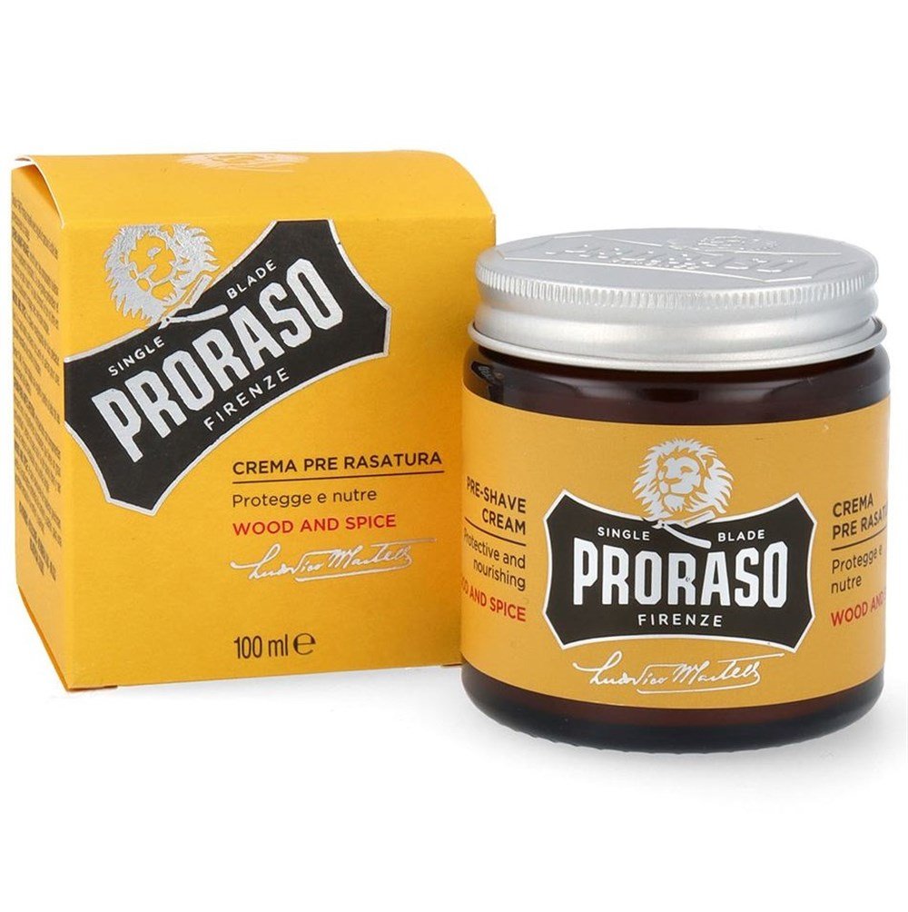 PRORASO TIRAŞ ÖNCESİ KREM 100ML WOOD&SPICE