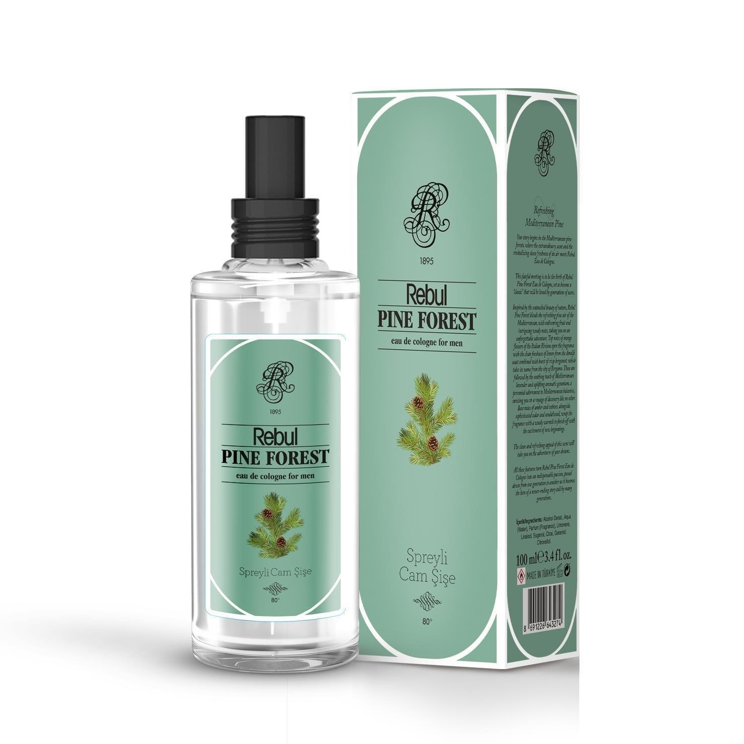 REBUL KOLONYA 100ML PINE FOREST