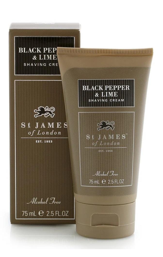 ST.JAMES TIRAŞ KREMİ TÜP 75GR BLACK PEPPER&LIME