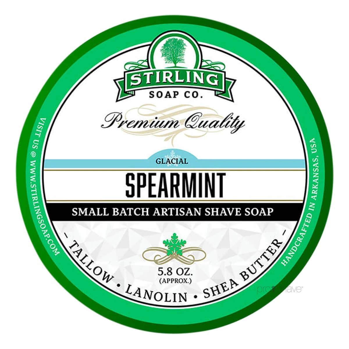 STIRLING ARTISAN KASELİ TIRAŞ SABUNU 170ML GLACIAL SPEARMINT