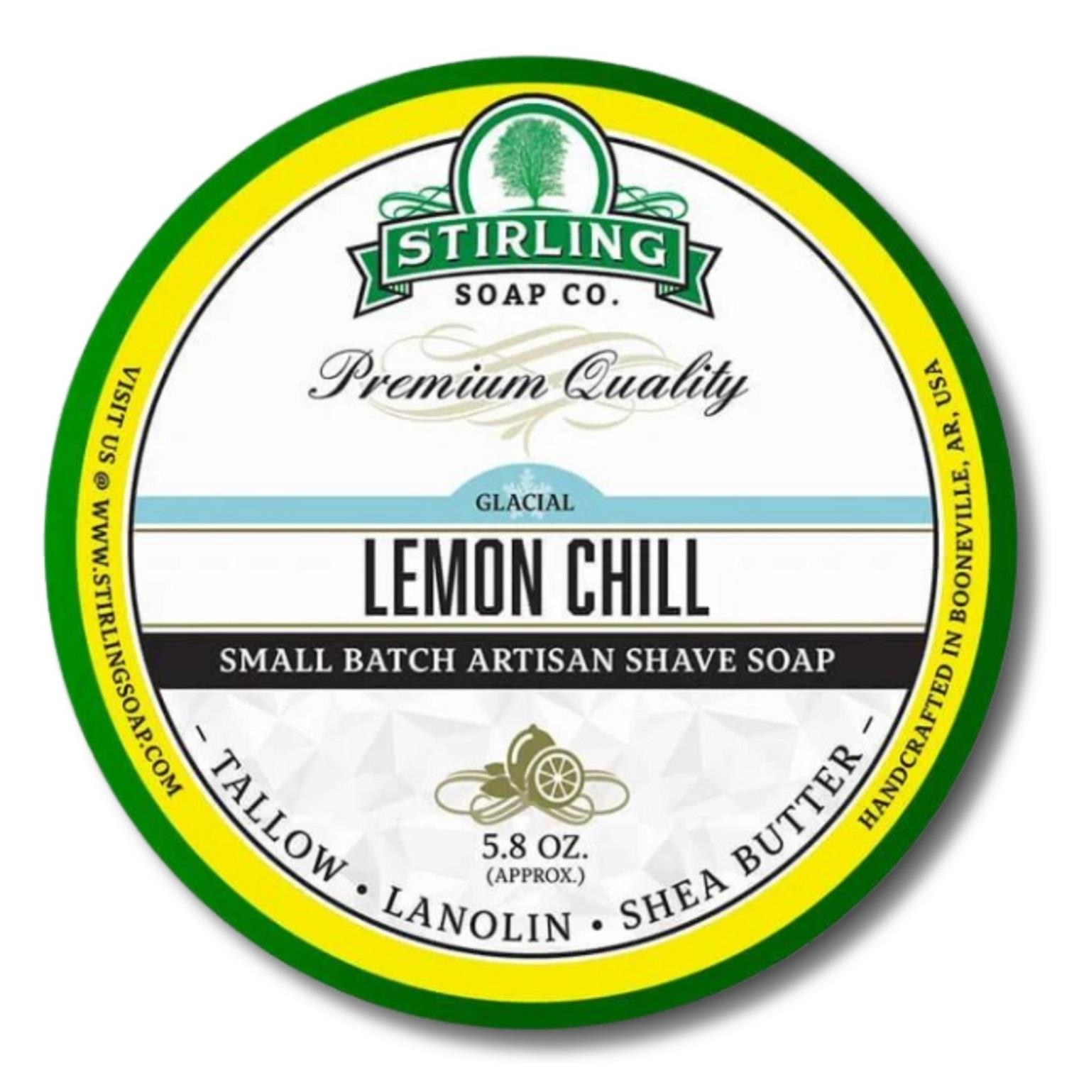 STIRLING ARTISAN KASELİ TIRAŞ SABUNU 170ML GLACIAL LEMON CHILL