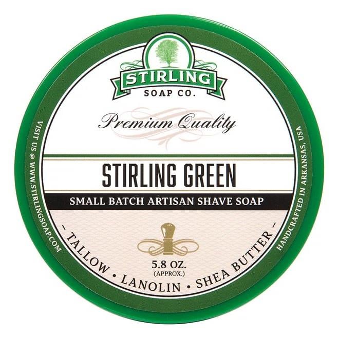 STIRLING ARTISAN KASELİ TIRAŞ SABUNU 170ML STIRLING GREEN