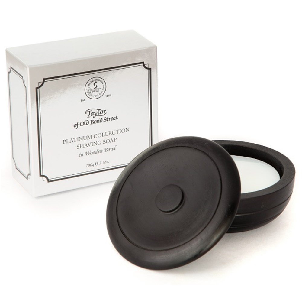 TAYLOR OF OLD BOND STREET PLATINUM COLLECTION AHŞAP KASELİ TIRAŞ SABUNU 100GR